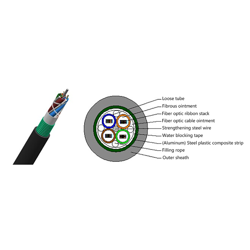 GYDTA(S) Layer Stranded Optisk Fiber Ribbon Kabel